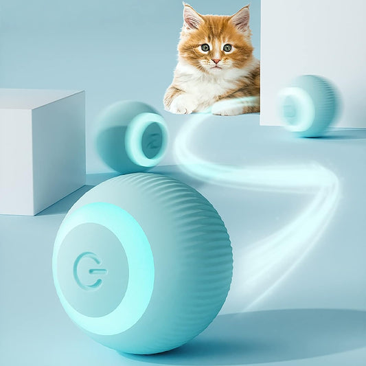 Paw Place Shop - Electric Cat Ball Toys Automatic Rolling Smart Cat Toys Interactive for Cats