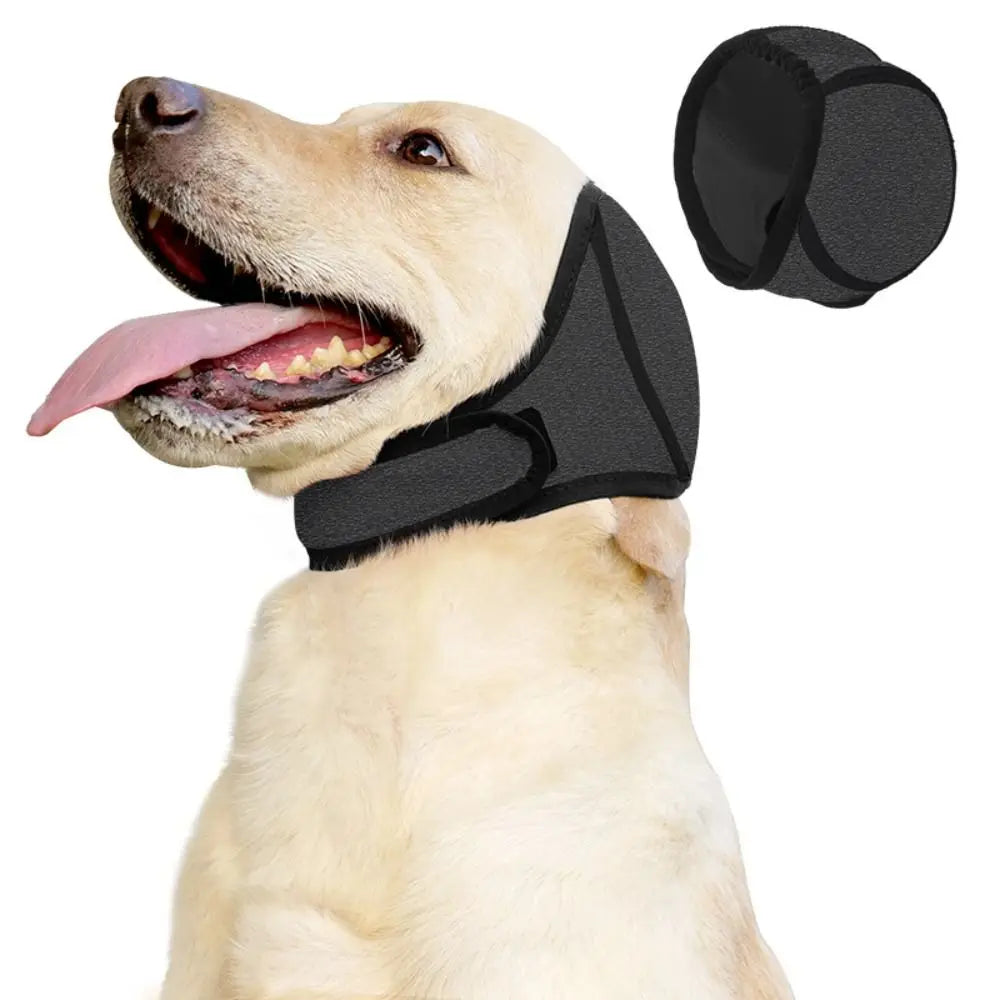 Noise Reduction Dog Ear Covers Anti-noise Hearing Protection Pet Ear Muffs Waterproof Adjustable Dog Earmuffs