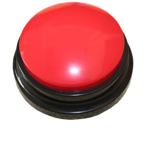 Voice Recording Button Dog Buttons for Communication Pet Training Buzzer 30 Second Record & Playback  recordable buttons